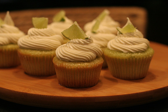 Key Lime Cupcakes with White Chocolate Cream Cheese Frosting
